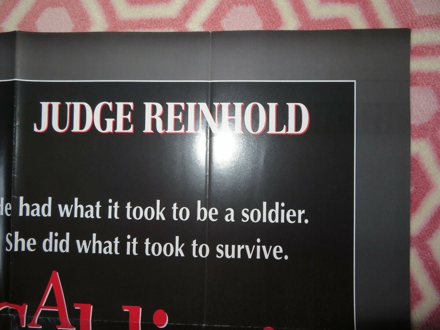 A SOLDIER'S TALE VIDEO VHS POSTER FOLDED GABRIEL BYRNE JUDGE REINHOLD 1988 - Rendezvous Cinema