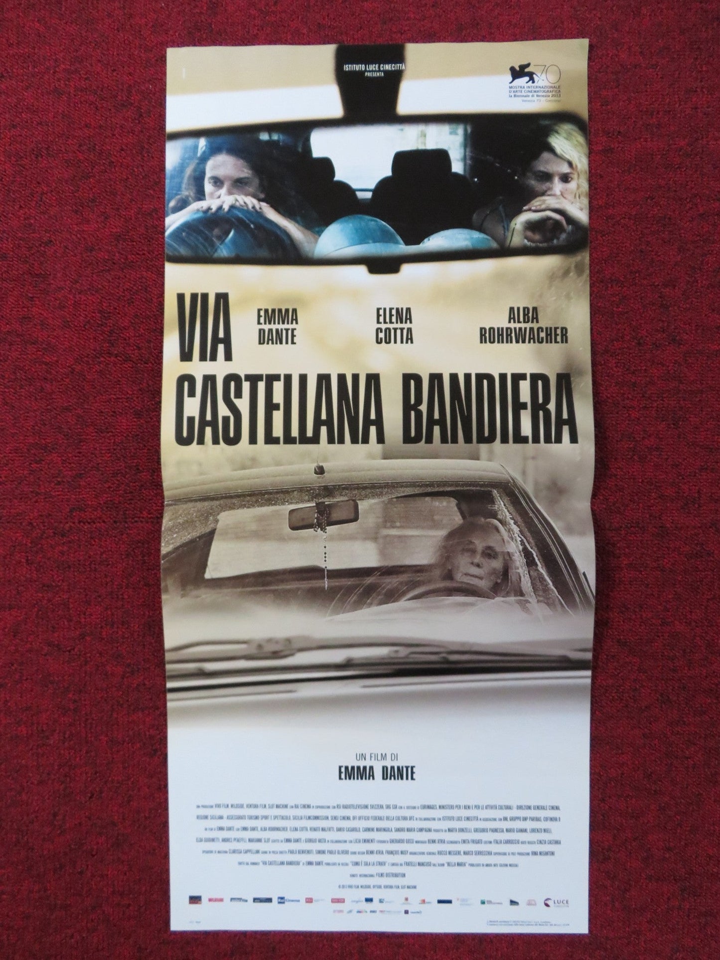 A STREET IN PALERMO ITALIAN LOCANDINA POSTER EMMA DANTE ELENA COTTA 2013 - Rendezvous Cinema