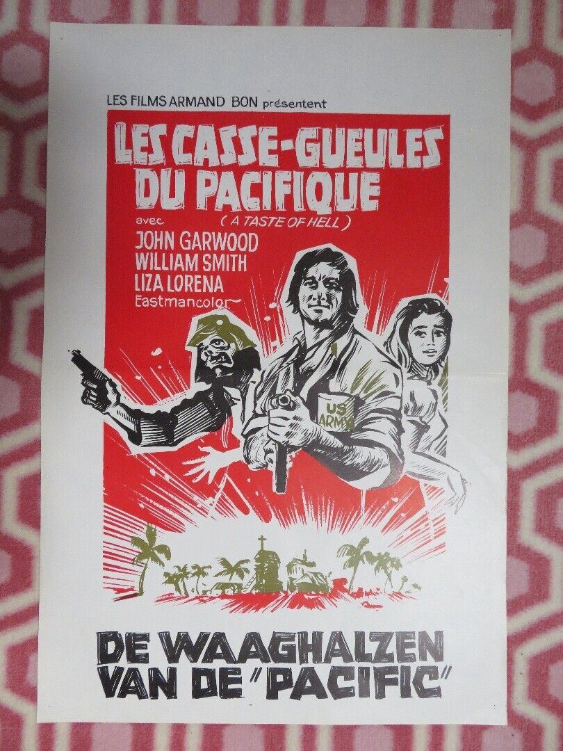 A TASTE OF HELL BELGIUM (21"x 14) POSTER JOHN GARWOOD WILLIAM SMITH 1973 - Rendezvous Cinema