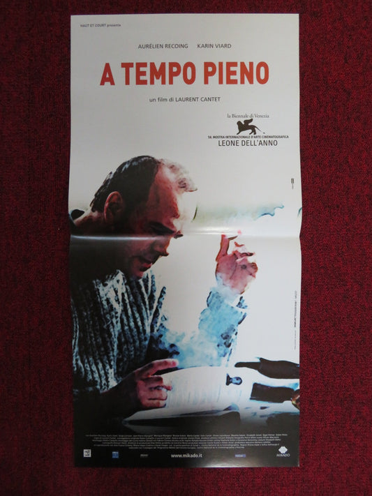 A TEMPO PIENO ITALIAN LOCANDINA POSTER AURELIEN RECOING KARIN VIARD 2001 - Rendezvous Cinema