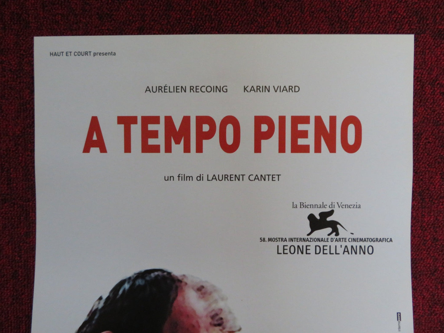 A TEMPO PIENO ITALIAN LOCANDINA POSTER AURELIEN RECOING KARIN VIARD 2001 - Rendezvous Cinema