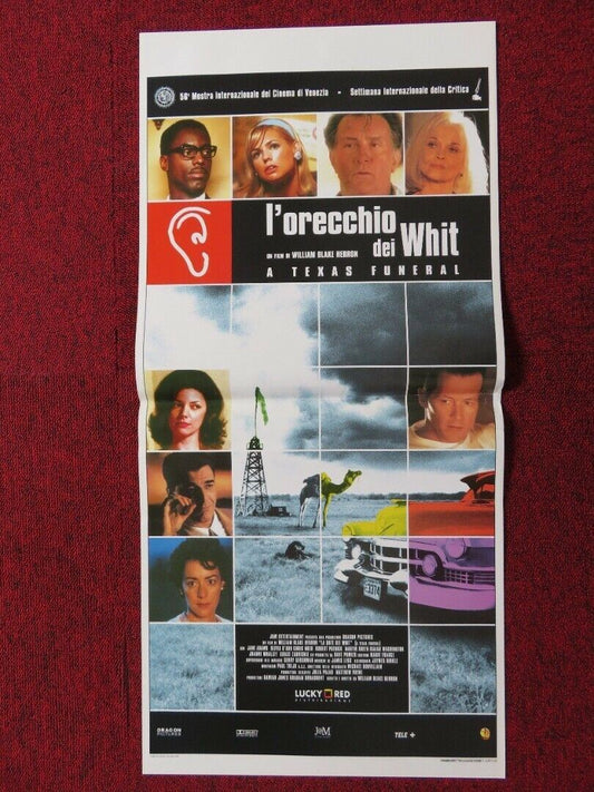 A TEXAS FUNERAL ITALIAN LOCANDINA (27.5"x13") POSTER JANE ADAMS CHRIS NOTH 2000 - Rendezvous Cinema