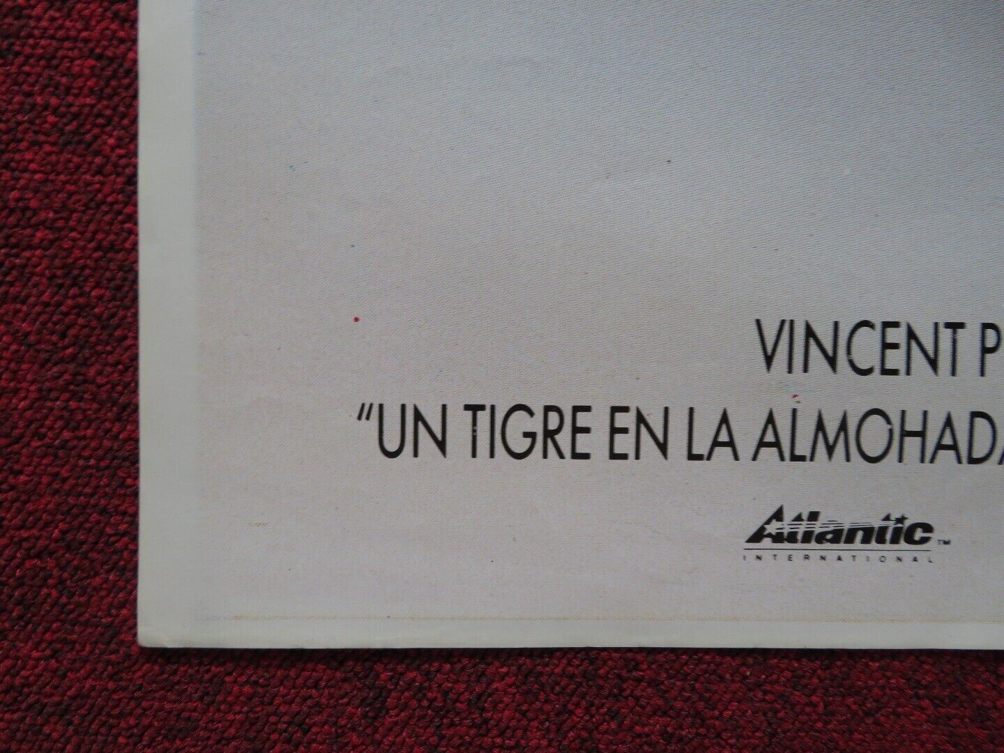 A TIGER'S TALE SPANISH ROLLED POSTER C. THOMAS HOWELL ANN MARGRET 1987 - Rendezvous Cinema