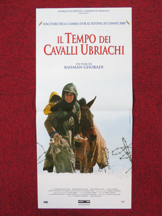 A TIME FOR DRUNKEN HORSES ITALIAN LOCANDINA POSTER AYOUB AHMADI 2000 - Rendezvous Cinema