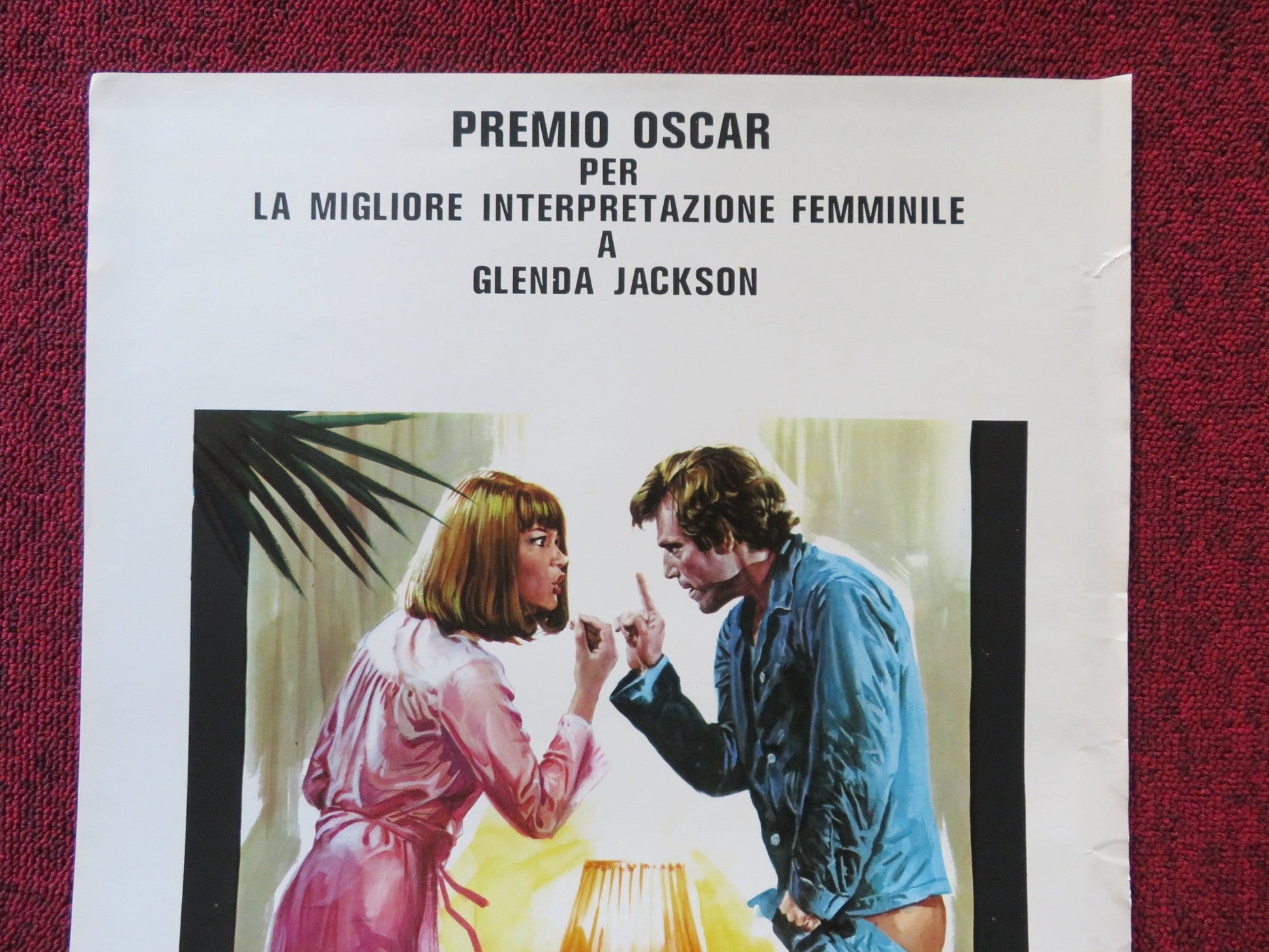 A TOUCH OF CLASS ITALIAN LOCANDINA POSTER GEORGE SEGAL GLENDA JACKSON 1973 - Rendezvous Cinema