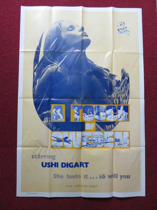 A TOUCH OF SWEDEN FOLDED US ONE SHEET POSTER USCHI DIGARD STARLYN SIMONE 1971 - Rendezvous Cinema