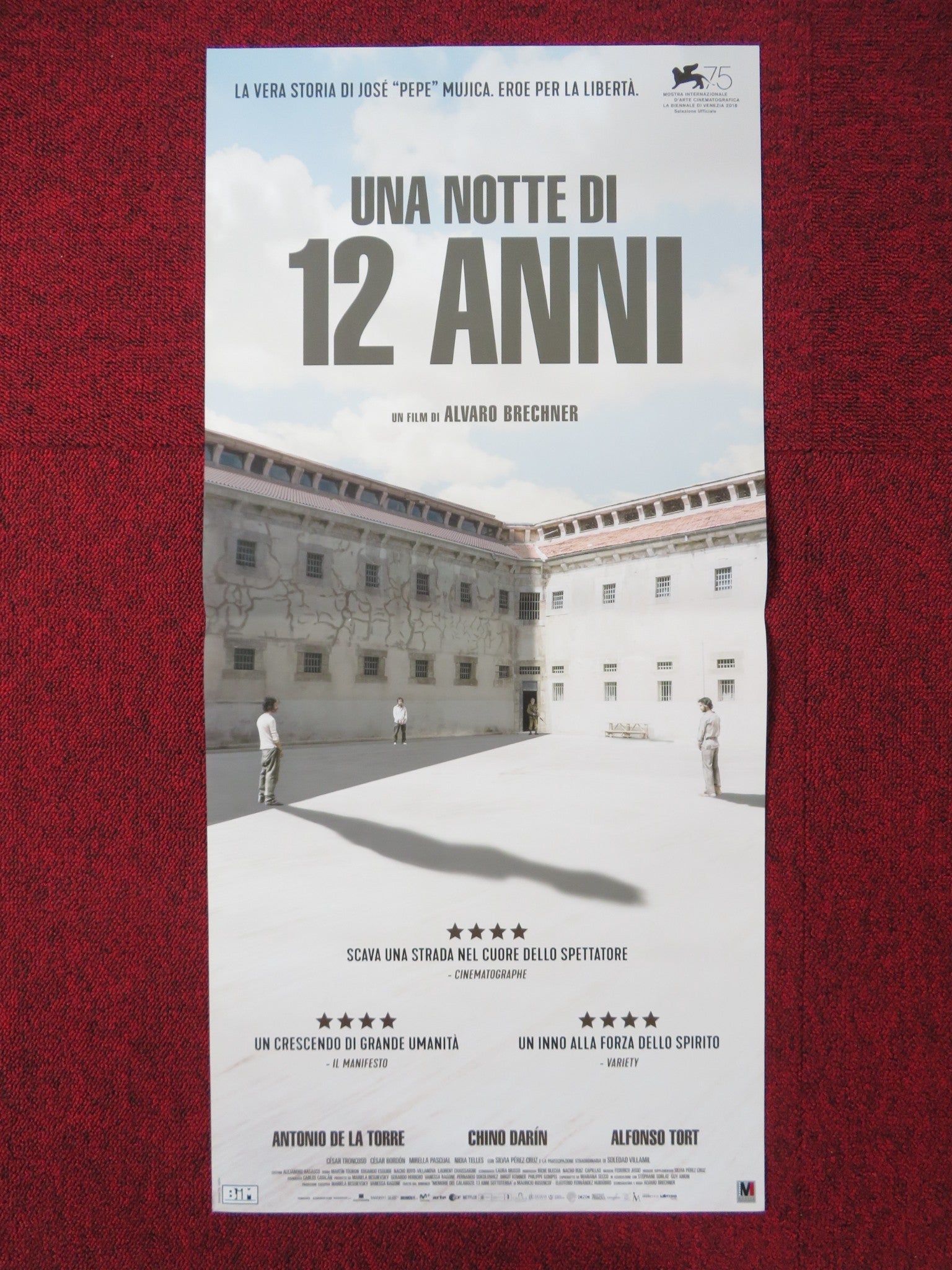 A TWELVE - YEAR NIGHT ITALIAN LOCANDINA POSTER ANTONIO DE LA TORRE C. DARIN 2018 - Rendezvous Cinema