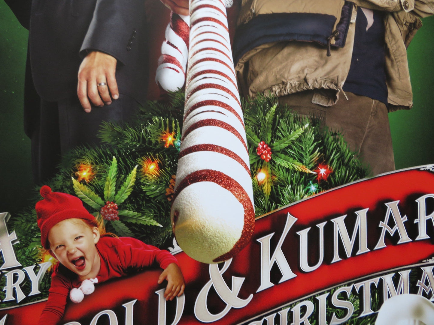 A VERY HAROLD & KUMAR CHRISTMAS US ONE SHEET ROLLED POSTER KAL PENN J. CHO 2011 - Rendezvous Cinema