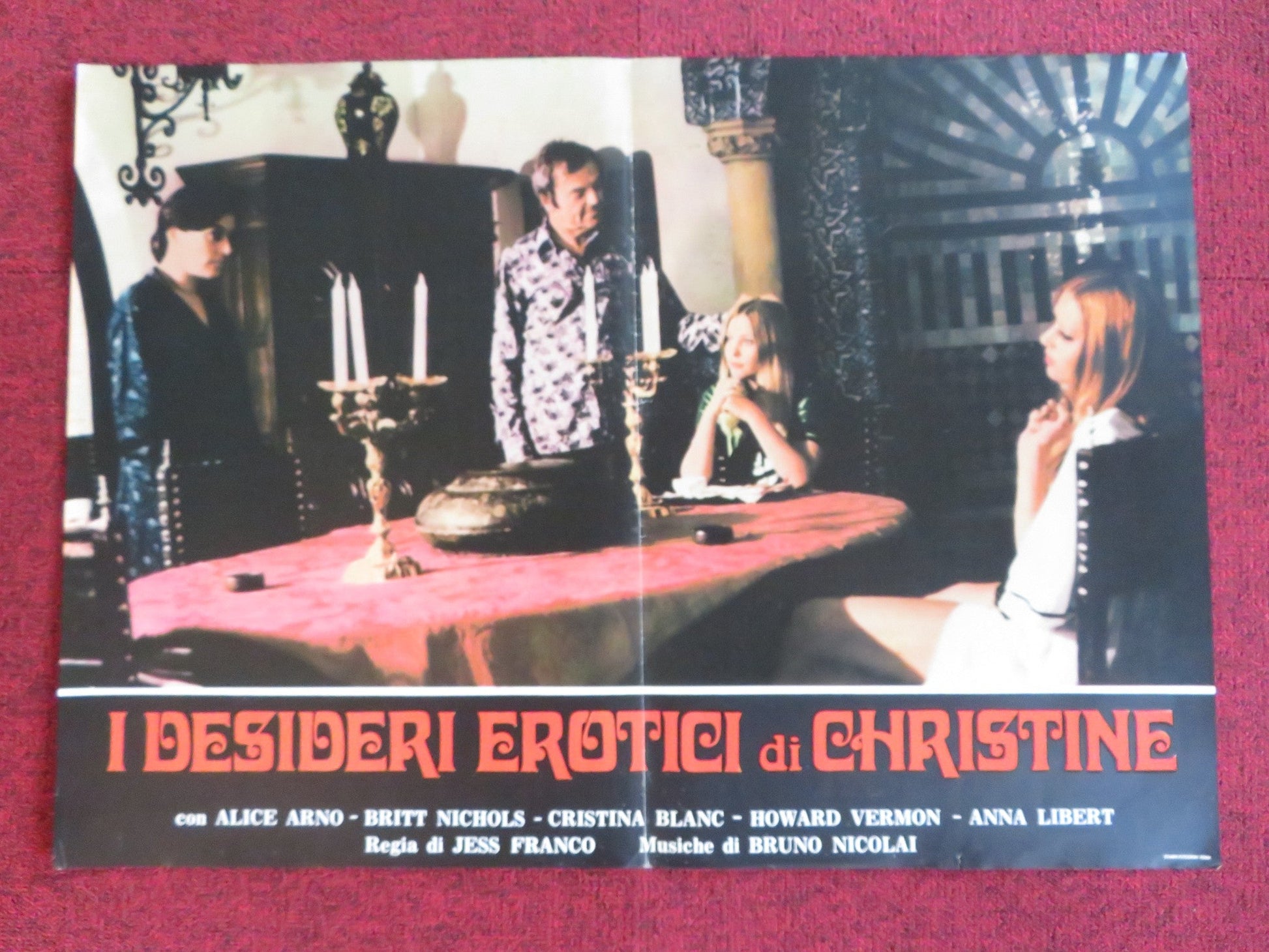 A VIRGIN AMONG THE LIVING DEAD - A ITALIAN FOTOBUSTA POSTER CRISTINA BLANC 1973 - Rendezvous Cinema