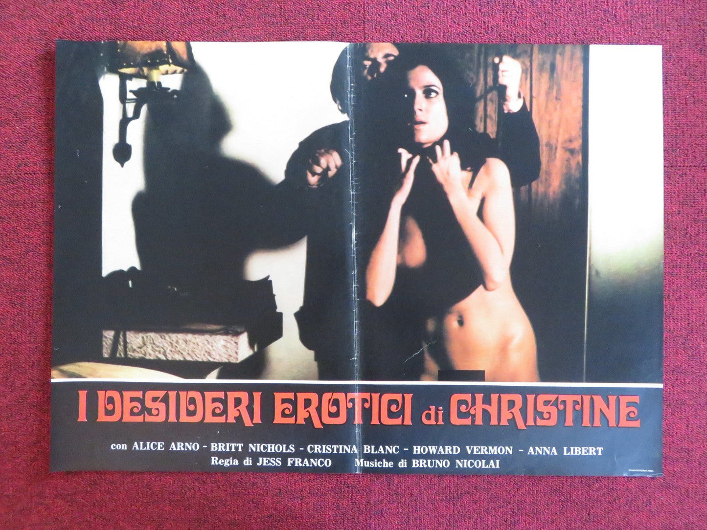 A VIRGIN AMONG THE LIVING DEAD - B ITALIAN FOTOBUSTA POSTER CRISTINA BLANC 1973 - Rendezvous Cinema