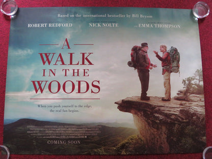 A WALK IN THE WOODS UK QUAD (30"x 40") ROLLED POSTER ROBERT REDFORD 2015 - Rendezvous Cinema