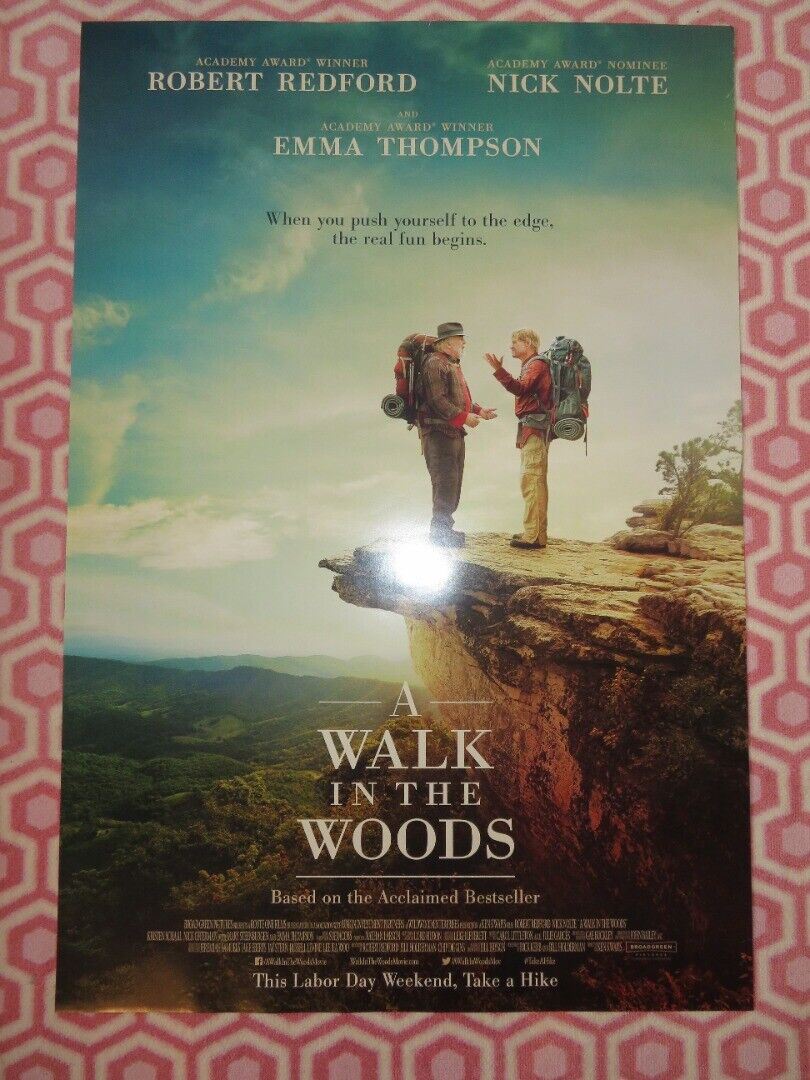 A WALK IN THE WOODS US ONE SHEET ROLLED POSTER ROBERT REDFORD NICK NOLTE 2015 - Rendezvous Cinema