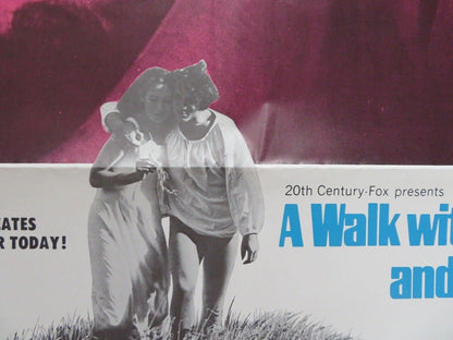 A WALK WITH LOVE & DEATH US ONE SHEET POSTER ANJELICA HUSTON 1969 - Rendezvous Cinema