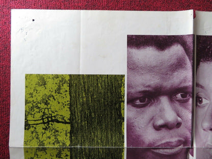 A WARM DECEMBER SPANISH ONE SHEET FOLDED POSTER SIDNEY POITIER ESTER ANDERSON - Rendezvous Cinema