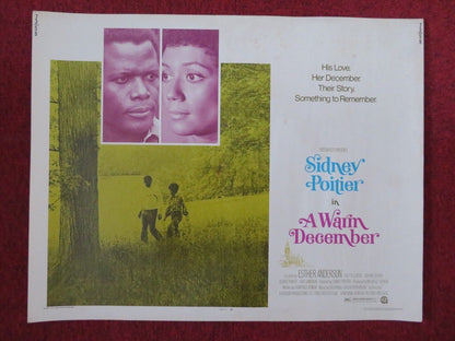 A WARM DECEMBER US HALF SHEET (22"x 28") POSTER SIDNEY POITIER 1973 - Rendezvous Cinema