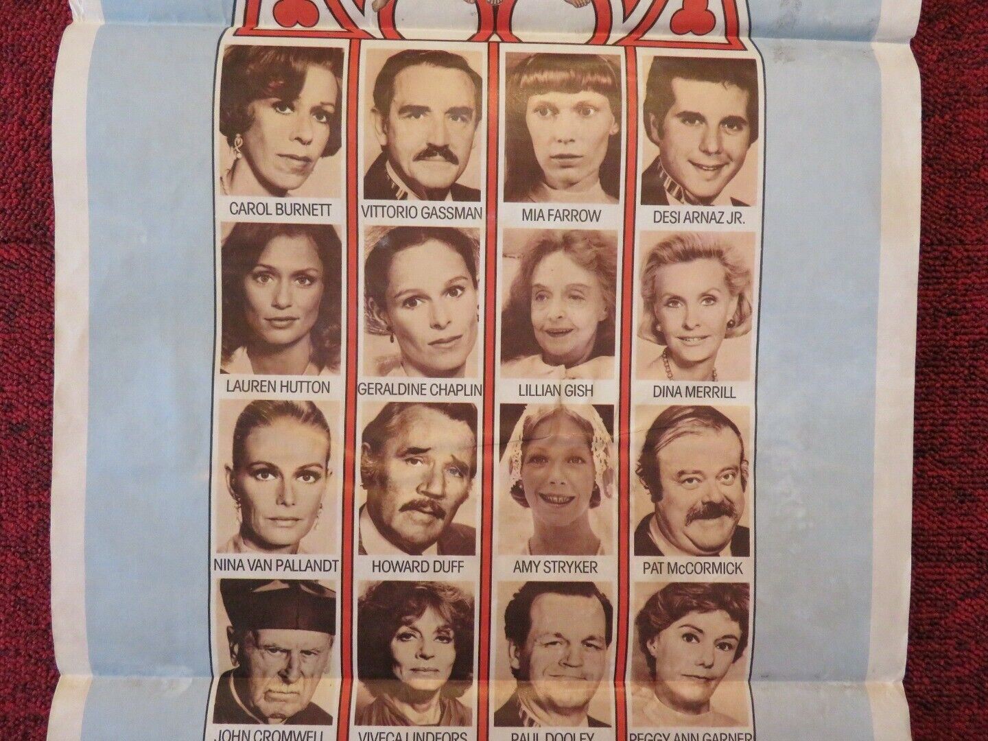 A WEDDING FOLDED AUSTRALIAN DAYBILL POSTER Carol Burnett Mia Farrow 1978 - Rendezvous Cinema