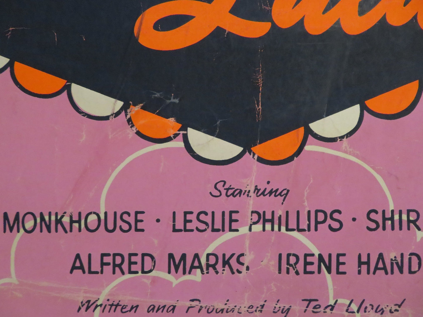 A WEEKEND WITH LULU US 30 X 40 ROLLED POSTER BOB MONKHOUSE LESLIE PHILIPS 1961 - Rendezvous Cinema