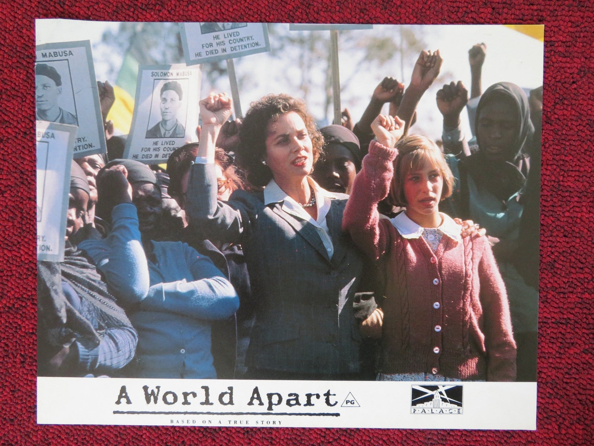 A WORLD APART - D LOBBY CARD BARBARA HERSHEY TIM ROTH 1988 - Rendezvous Cinema