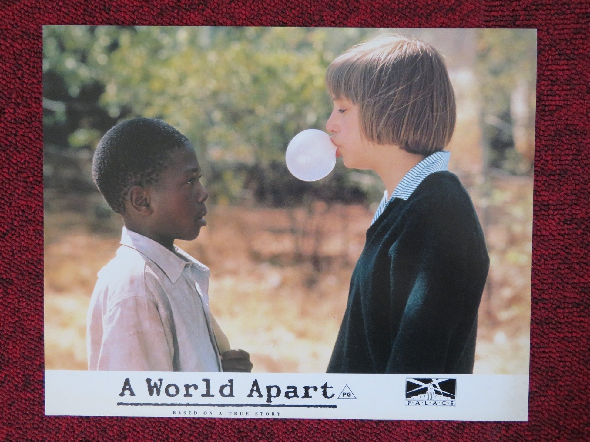 A WORLD APART - H LOBBY CARD BARBARA HERSHEY TIM ROTH 1988 - Rendezvous Cinema