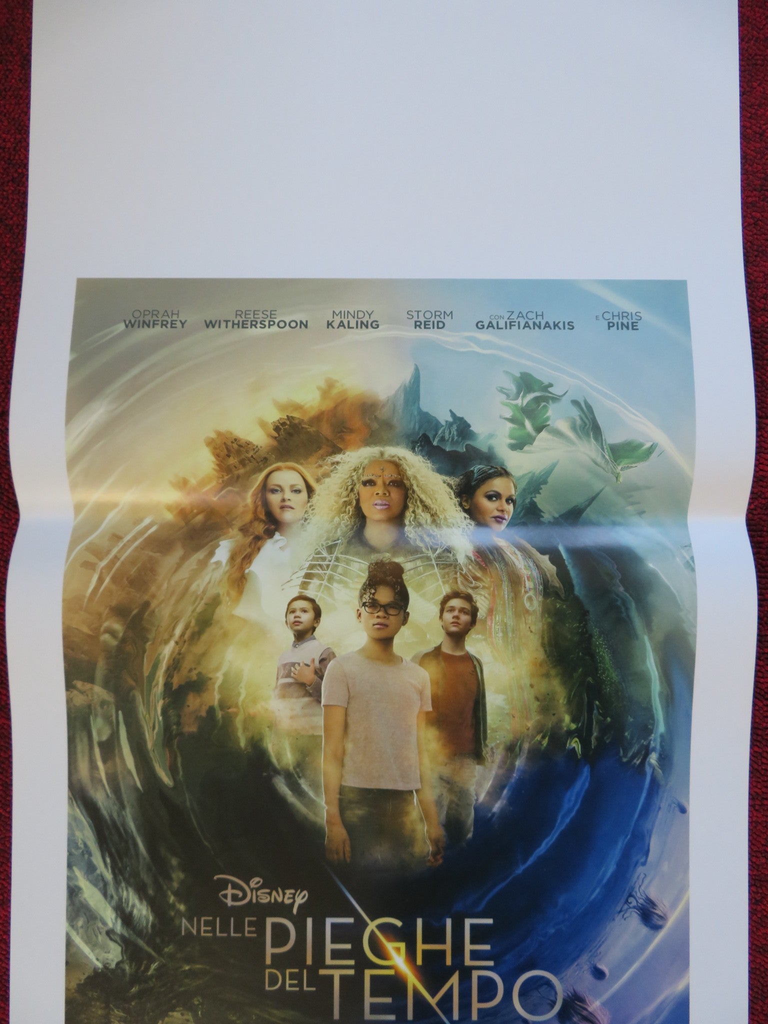 A WRINKLE IN TIME ITALIAN LOCANDINA (27.5"x13") POSTER OPRAH WINFREY 2018 - Rendezvous Cinema