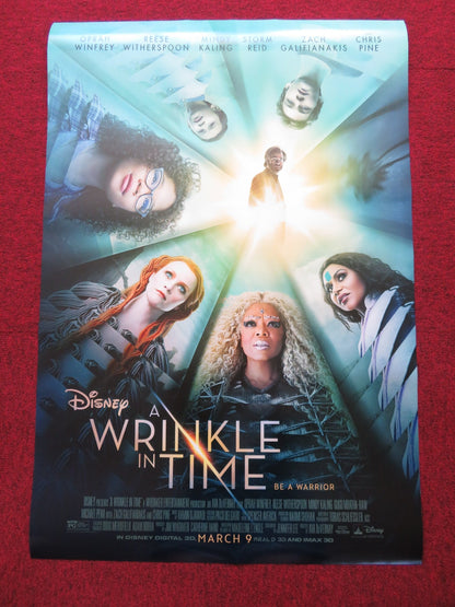 A WRINKLE IN TIME US ONE SHEET ROLLED POSTER STORM REID OPRAH WINFREY 2018 - Rendezvous Cinema