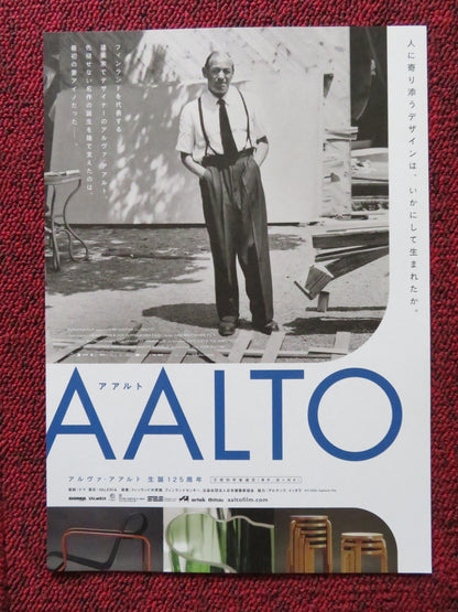 AALTO: ARCHITECT OF EMOTIONS - B JAPANESE CHIRASHI (B5) POSTER ALVAR AALTO 2020 - Rendezvous Cinema