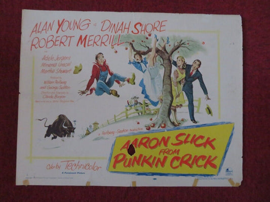 AARON SLICK FROM PUNKIN CRICK US HALF SHEET (22"x 28") POSTER 1952 - Rendezvous Cinema