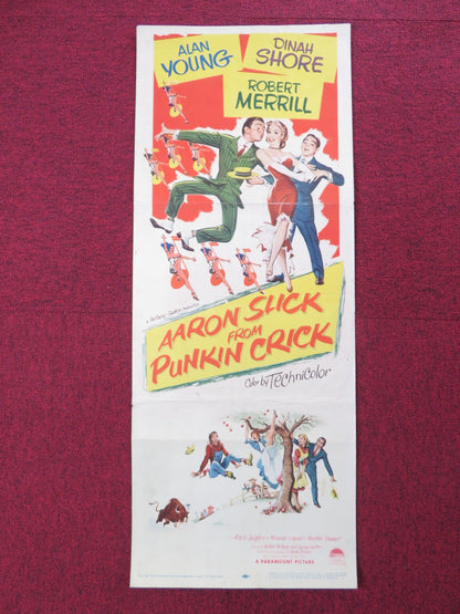 AARON SLICK FROM PUNKIN CRICK US INSERT (14"x 36") POSTER ALAN YOUNG SHORE 1952 - Rendezvous Cinema