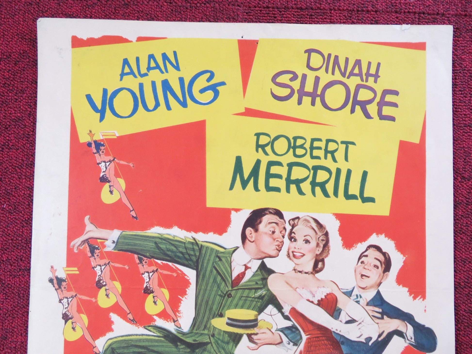 AARON SLICK FROM PUNKIN CRICK US INSERT (14"x 36") POSTER ALAN YOUNG SHORE 1952 - Rendezvous Cinema