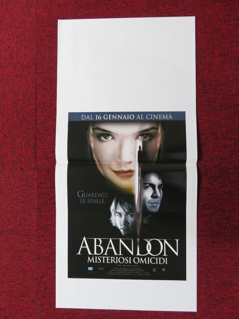 ABANDON ITALIAN LOCANDINA (27.5"x13") POSTER KATIE HOLMES BENJAMIN BRATT 2002 - Rendezvous Cinema