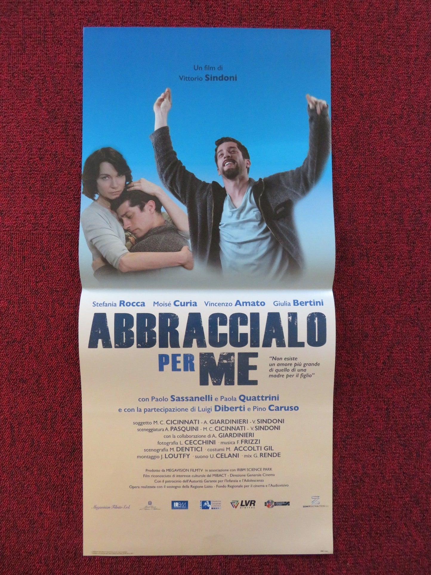 ABBRACCIALO PER ME ITALIAN LOCANDINA POSTER STEFANIA ROCCA MOISE CURIA 2016 - Rendezvous Cinema