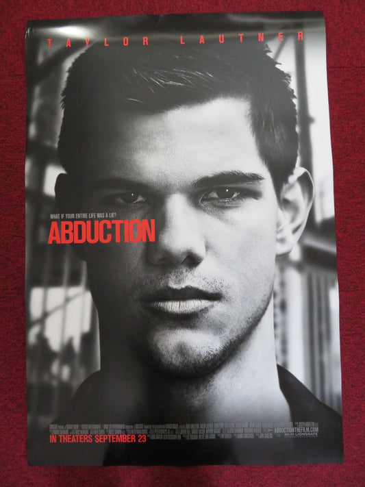 ABDUCTION US ONE SHEET ROLLED POSTER TAYLOR LAUTNER LILY COLLINS 2011 - Rendezvous Cinema