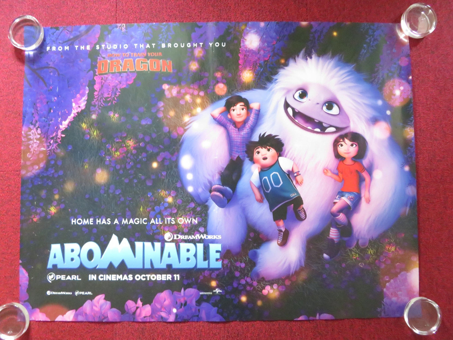 ABOMINABLE UK QUAD ROLLED POSTER CHLOE BENNET ALBERT TSAI 2019 - Rendezvous Cinema