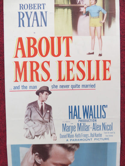 ABOUT MRS. LESLIE US INSERT (14"x 36") POSTER SHIRLEY BOOTH ROBERT RYAN 1954 - Rendezvous Cinema