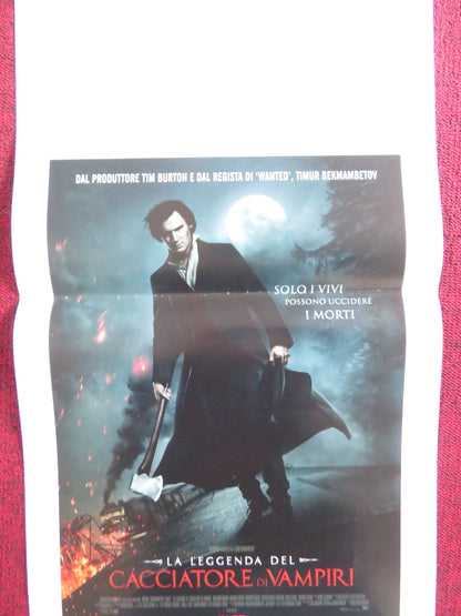 ABRAHAM LINCOLN: VAMPIRE HUNTER ITALIAN LOCANDINA POSTER BENJAMIN WALKER 2012 - Rendezvous Cinema