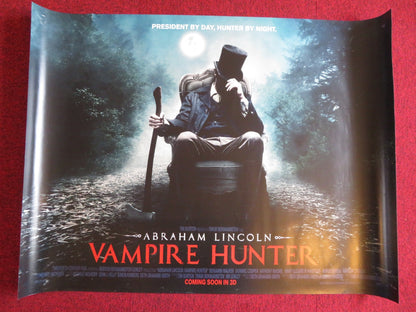 ABRAHAM LINCOLN VAMPIRE HUNTER UK QUAD (30"x 40") ROLLED POSTER B. WALKER 2012 - Rendezvous Cinema