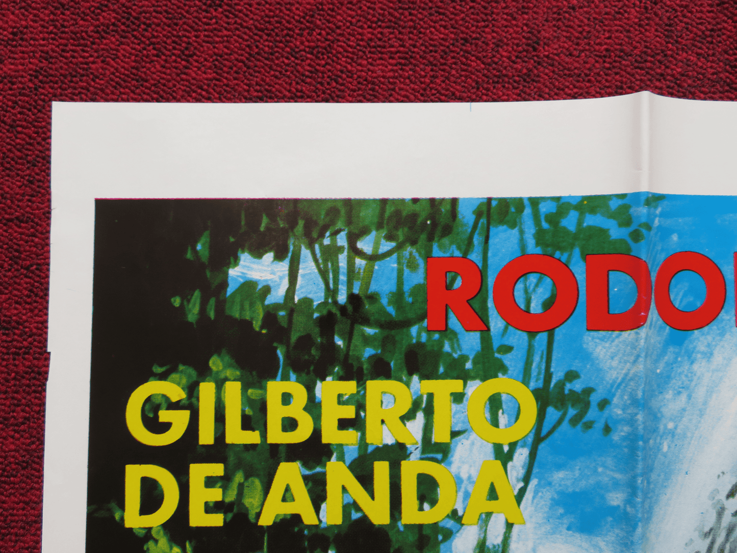 ABRIENDO FUEGO FOLDED MEXICAN POSTER REDOLFO DE ANDA GILBERTO DE ANDA 1985 - Rendezvous Cinema