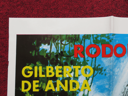 ABRIENDO FUEGO FOLDED MEXICAN POSTER REDOLFO DE ANDA GILBERTO DE ANDA 1985 - Rendezvous Cinema