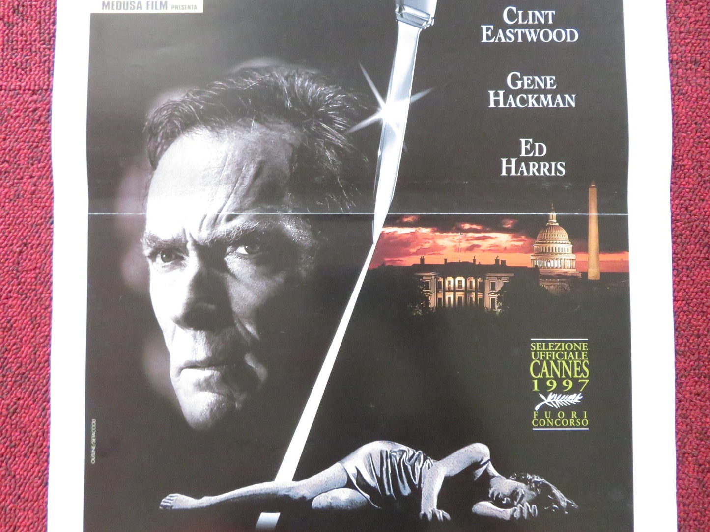 ABSOLUTE POWER ITALIAN LOCANDINA POSTER CLINT EASTWOOD GENE HACKMAN 1997 - Rendezvous Cinema