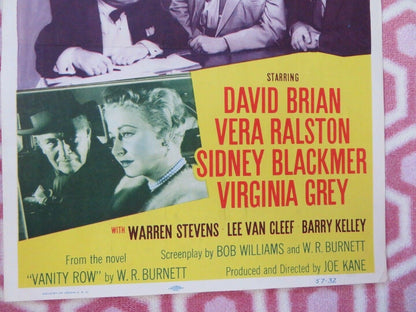 ACCUSED OF MURDER US INSERT (14"x 36") POSTER DAVID BRIAN VERA RALSTONE 1956 - Rendezvous Cinema