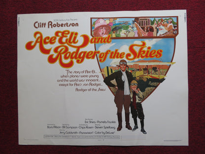 ACE ELI AND RODGER OF THE SKIES US HALF SHEET (22"x 28") POSTER C ROBERTSON 1972 - Rendezvous Cinema