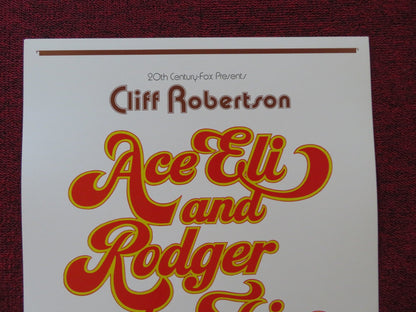 ACE ELI AND RODGER OF THE SKIES US INSERT (14"x 36") POSTER CLIFF ROBERTSON 1972 - Rendezvous Cinema