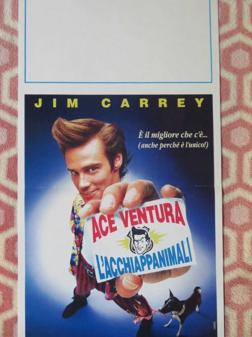 ACE VENTURA PET DETECTIVE ITALIAN LOCANDINA (27.5"x13") POSTER JIM CARREY 1994 - Rendezvous Cinema