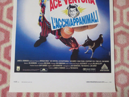 ACE VENTURA PET DETECTIVE ITALIAN LOCANDINA (27.5"x13") POSTER JIM CARREY 1994 - Rendezvous Cinema