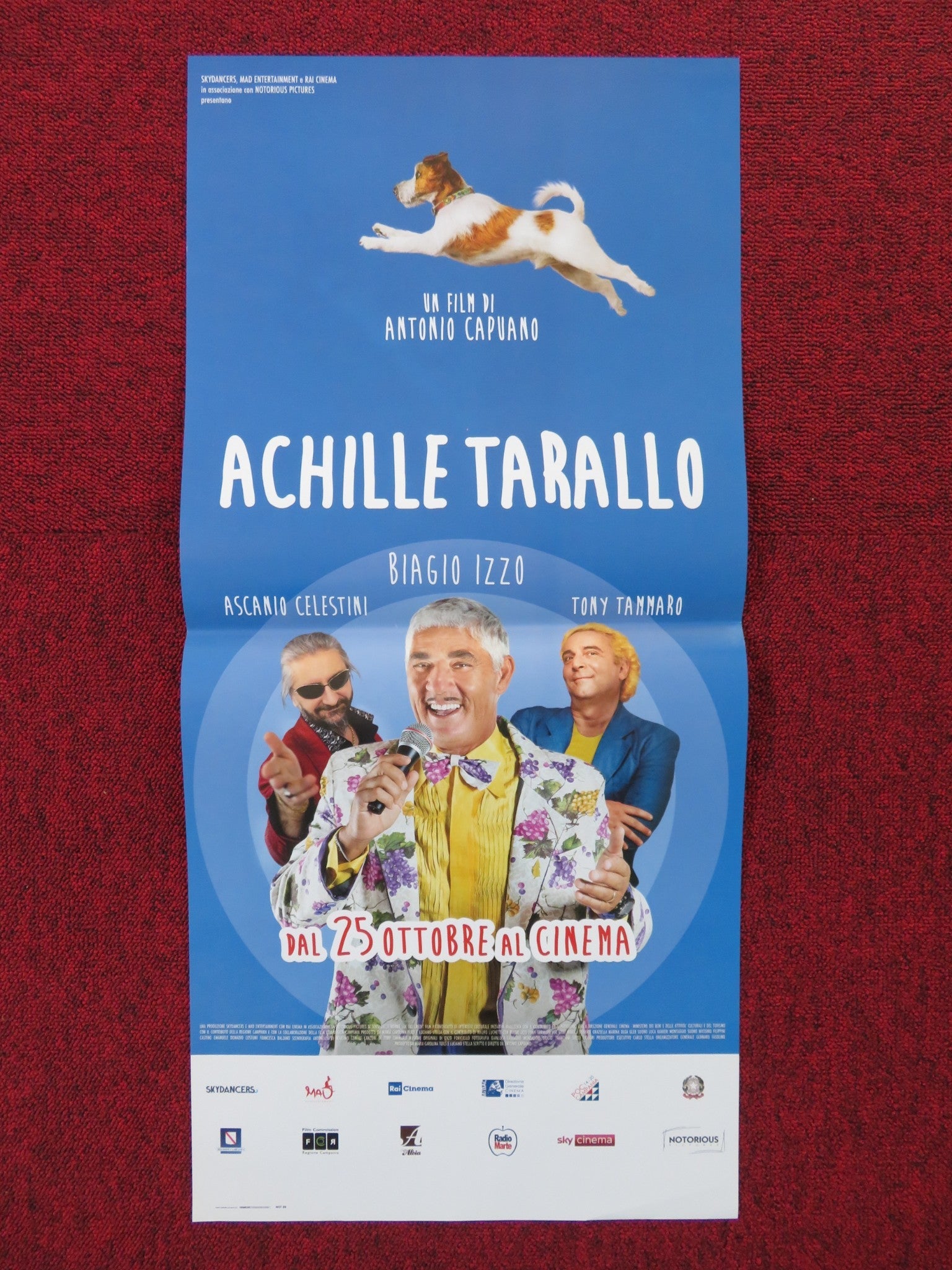 ACHILLE TARALLO ITALIAN LOCANDINA POSTER BIAGIO IZZO ASCANIO CELESTINI 2018 - Rendezvous Cinema