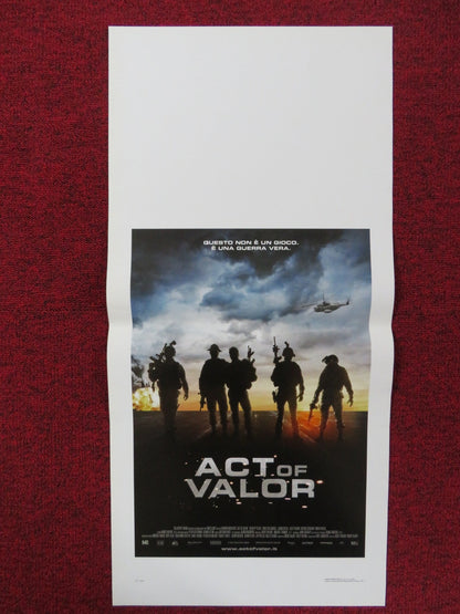 ACT OF VALOR ITALIAN LOCANDINA POSTER RORKE DENVER RAY MENDOZA 2012 - Rendezvous Cinema