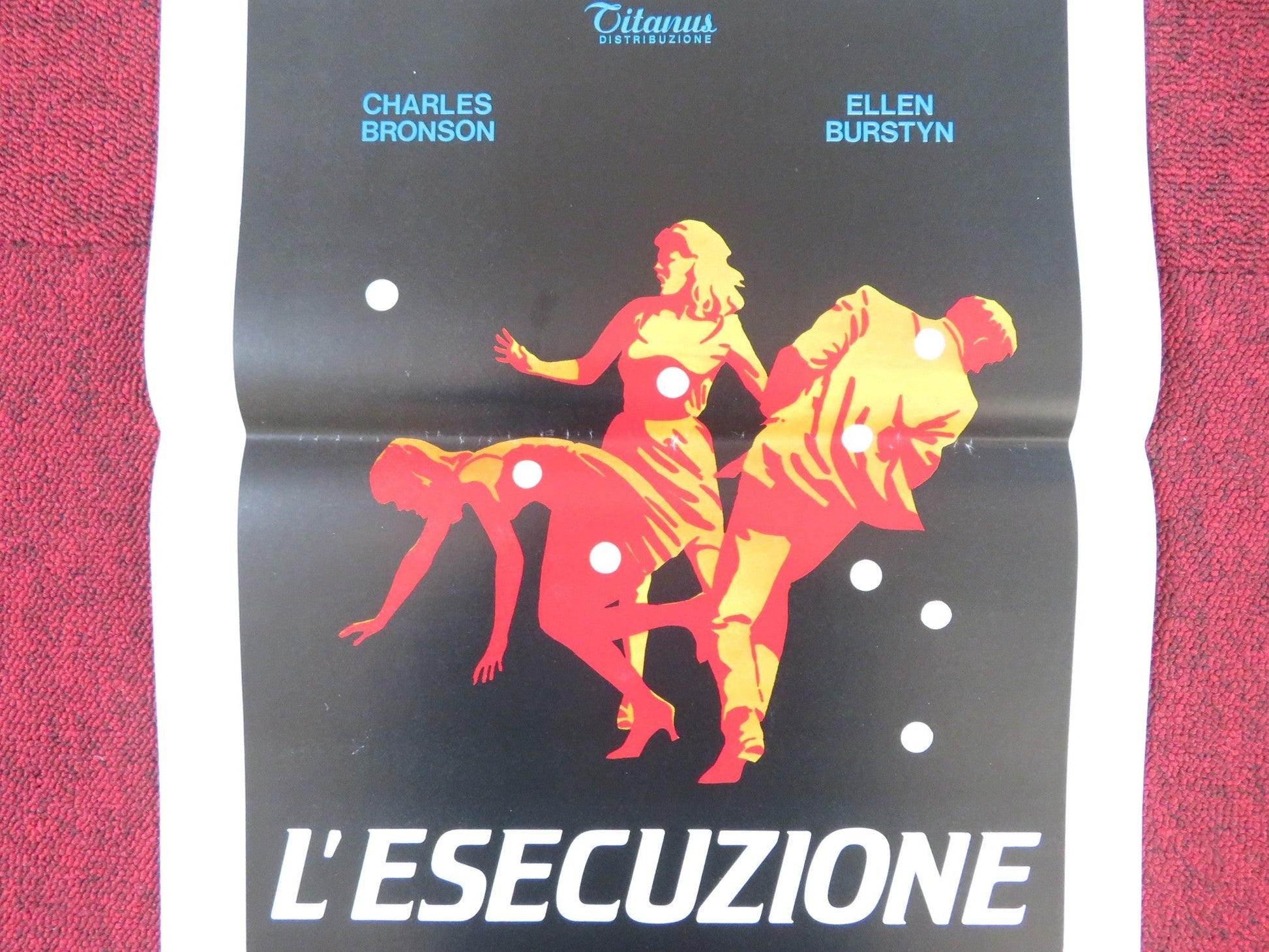 ACT OF VENGEANCE ITALIAN LOCANDINA POSTER CHARLES BRONSON ELLEN BURSTYN 1986 - Rendezvous Cinema