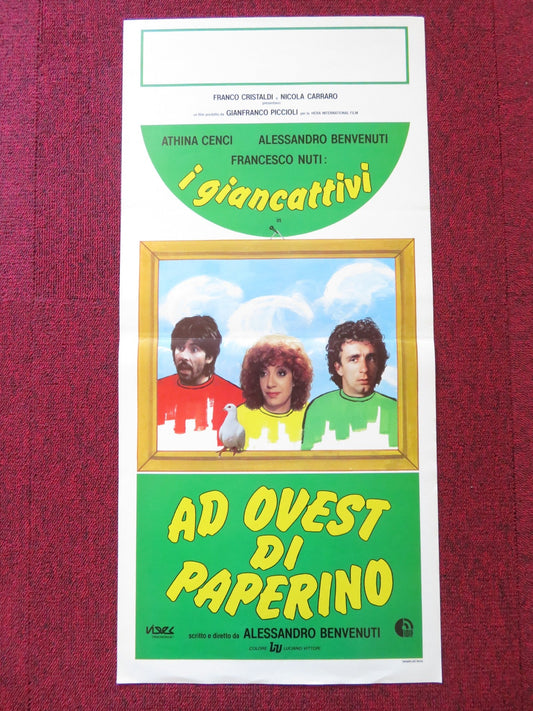 AD OVEST DI PAPERINO ITALIAN LOCANDINA POSTER ATHINA CENCI A. BENVENUTI 1981 - Rendezvous Cinema