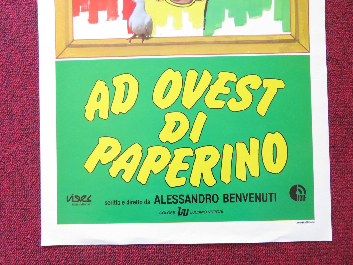 AD OVEST DI PAPERINO ITALIAN LOCANDINA POSTER ATHINA CENCI A. BENVENUTI 1981 - Rendezvous Cinema