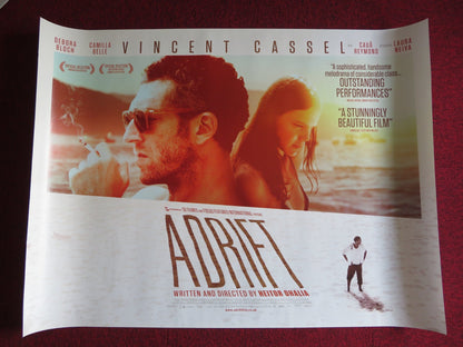 ADRIFT UK QUAD (30"x 40") ROLLED POSTER VINCENT CASSEL LAURA NEIVA 2009 - Rendezvous Cinema